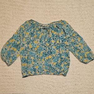 Guess Multicolor Floral Blouse